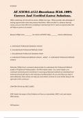 AF SNCOA &lpar;154 Questions&rpar; With 100&percnt; Correct And Verified Latest Solutions&period;