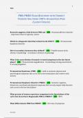 PMS&sol;PMDD EXAM QUESTIONS WITH CORRECT VERIFIED SOLUTIONS 100&percnt; GUARANTEED PASS &lpar;LATEST UPDATE&rpar;