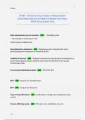 CTCM &ndash; CERTIFIED TEXAS CONTRACT MANAGEMENT EXAM QUESTIONS WITH CORRECT VERIFIED SOLUTIONS 100&percnt; GUARANTEED PASS
