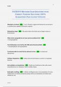 PATH370 MIDTERM EXAM QUESTIONS WITH CORRECT VERIFIED SOLUTIONS 100&percnt; GUARANTEED PASS &lpar;LATEST UPDATE&rpar;