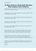 NC Home Inspector Study Guide Questions With Complete Latest Solutions&period;