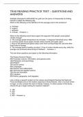 TEAS READING PRACTICE TEST &ndash; QUESTIONS AND ANSWERS
