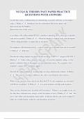 NCCQ UK THEORY PAST PAPER PRACTICE  QUESTIONS WITH ANSWERS