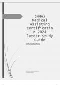 &lpar;NHA&rpar; Medical Assisting Certification 2024 latest Study Guide 