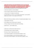 A&P CDU FINAL EXAM NEWEST ACTUAL EXAM COMPLETE QUESTIONS AND DETAILED CORRECT ANSWERS &lpar;ANATOMY AND PHYSIOLOGY&rpar; 2024