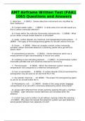AMT Airframe Written Test &lpar;FAA&rpar;&vert;1065 Questions and Answers
