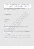 MARYLAND CHIROPRACTIC JURISPRUDENCE  EXAM SET &num;3 QUESTIONS & ANSWER
