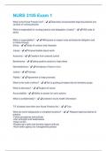 NURS 3105 Exam 1 Latest Questions With Passed Solutions&excl;