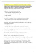 PVL3701 - Property Law COMPLETE QUESTIONS WITH ANSWERS