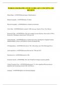 World Geography Study Guide&colon; Key Concepts and Regions