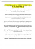 MSSC CLT Exam Terms CORRECT QUESTIONS & ANSWERS&lpar;RATED A&rpar;