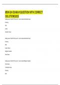 MSN 624 EXAM &num;1QUESTION WITH CORRECT SOLUTIONS2025