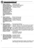 NR 567 ADVANCED PHARM MIDTERM EXAM ACTUAL EXAM COMPLETE 200 QUESTIONS WITH DETAILED VERIFIED ANSWERS &lpar;100&percnt; CORRECT ANSWERS&rpar; &sol;ALREADY GRADED A&plus;
