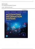 Test Bank for Accounting Information Systems&comma; 16th Edition by Marshall B Romney &vert; All Chapters &vert; Newest Edition 