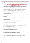 TICO Supervisor&sol; Manager Exam Questions and Correct Answers 100&percnt; 2024