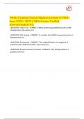 &lpar;NHA&rpar; Certified Clinical Medical Assistant &lpar;CCMA&rpar; latest &lpar;2024 &sol; 2025&rpar; &vert; 100&percnt; Correct Verified AnswersGraded &lpar;A&plus;&rpar;