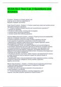 NCOA DLC Test 3 pt&period; 2 Questions and Answers