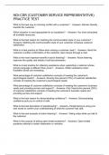 HDI-CSR &lpar;CUSTOMER SERVICE REPRESENTATIVE&rpar; PRACTICE TEST