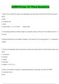 AORN Periop 101 Piece Questions