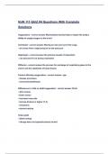 NUR 111 QUIZ -4 Questions With Complete Solutions&period;pdf