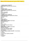 Midterm MSN 624Veryfied  Questions and Correct Answers 2023 &vert; Graded A&plus; pass&period;