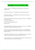 SED2601 EXAM PACK 2024