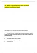 Test bank for evidence based practice in nursing and healthcare 4th edition by melnyk 2024&sol;2025 updated&period;