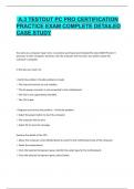 A&period;3 TestOut PC Pro Certification Practice Exam