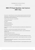 BHS 175 Exam Questions And Answers 100&percnt; Pass