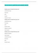 MSN 624 EXAM &num;1 QUESTIONS AND ANSWERS VERIFIED