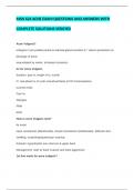 MSN 624 ACNE EXAM QUESTIONS AND ANSWERS WITH COMPLETE SOLUTIONS VERIFIED
