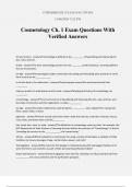 Cosmetology Ch&period; 1 Exam Questions With Verified Answers