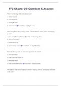 FF2 Chapter 26- Questions & Answers