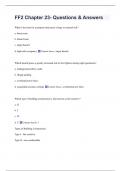 FF2 Chapter 23- Questions & Answers 