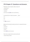 FF2 Chapter 27- Questions and Answers
