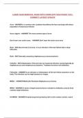 LASER HAIR REMOVAL EXAM WITH COMPLETE SOLUTIONS 100&percnt; CORRECT LATEST UPDATE