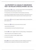 BUNDLE-&colon;&colon;GEORGIA PROPERTY & CASUALTY  EXAMS WITH SOLUTIONS 
