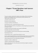 Chapter 7 Exam Questions And Answers 100&percnt; Pass