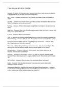 TKM EXAM STUDY GUIDE