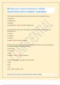 BPI BUILDING SCIENCE PRINCIPLES- EXAM QUESTIONS WITH CORRECT ANSWERS&period;