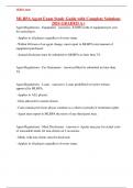 MLBPA Agent Exam Study Guide with Complete Solutions 2024 GRADED A&plus;