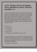 ACTG 316 Quiz 1 Review & Solutions  WELL DEFINED &lpar;LATEST UPDATE&rpar;  GRADED A&plus;&excl;&excl;