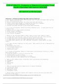 FISDAP OBGYN Pediatrics & Obstetrics Gynecology Exam Practice Questions with Answers 2024 2025&period;