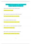 SAFMEDS Questions and Answers  Latest Update Graded A&plus;