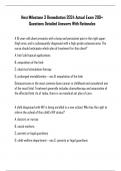 Hesi Milestone 3 Remediation 2024 Actual Exam 200&plus; Questions Detailed Answers With Rationales