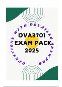 DVA3701 EXAM PACK 2025 &lpar;QUESTIONS WITH ANSWERS&rpar;