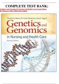                     COMPLETE TEST BANK&colon; Genetics And Genomics In Nursing And Health Care Second Edition By Theresa A&period; Beery Phd Latest Update&period;