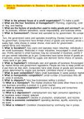 Intro to Business Exam 1 veryfied Questions & correct  Answers 2024&sol;2025 100 &percnt; guaranteed pass latest&period;
