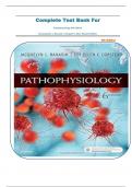 Complete Test Bank For Pathophysiology 6th Edition By Jacquelyn L&period; Banasik &vert;&vert; Chapter 1-54&vert;&vert; Newest Edition