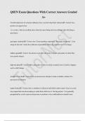 QSEN Exam Questions With Correct Answers Graded  A&plus;